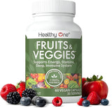 Healthy One - Suplemento de frutas y verduras, 27 superalimentos, v...