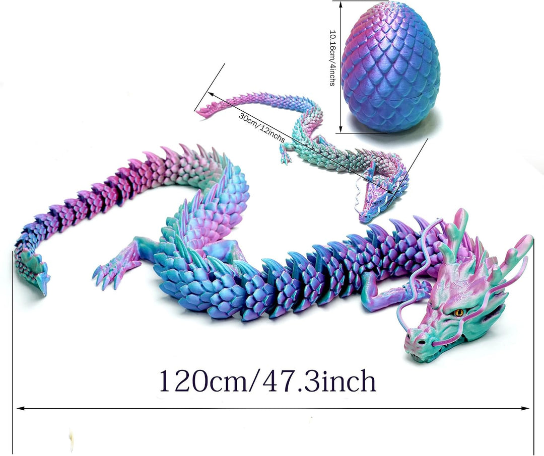 Juego de 5 piezas de juguetes grandes impresos en 3D de huevos de d...