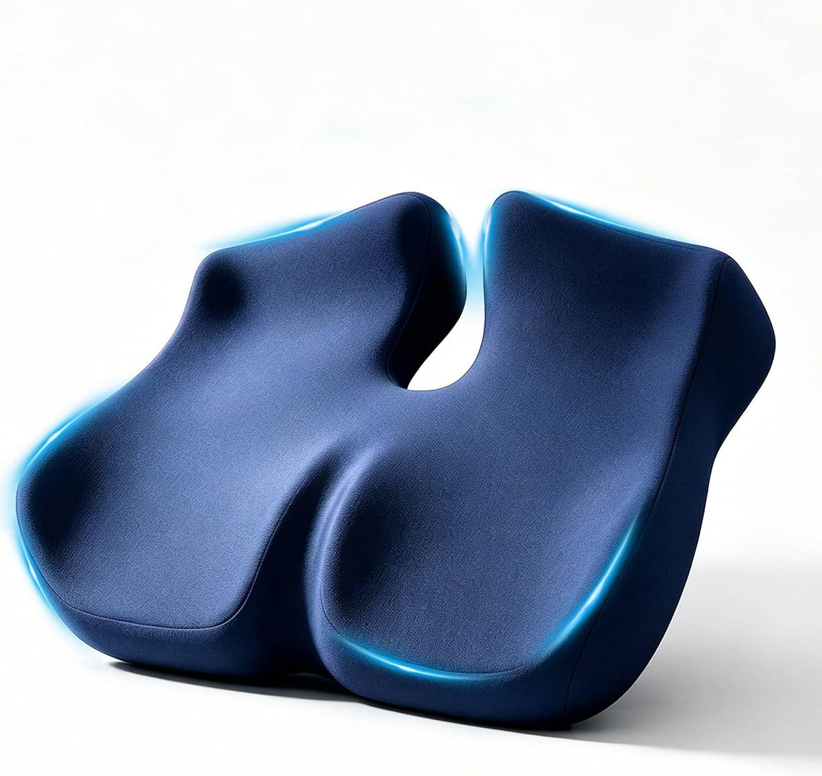 Lámpara Cojín de asiento extra grande para el dolor de ciática y coxis – Alivio de la presión Cojín de coxis para silla de oficina, asiento de coche, silla de ruedas y sentado largo – Almohada para aliviar el