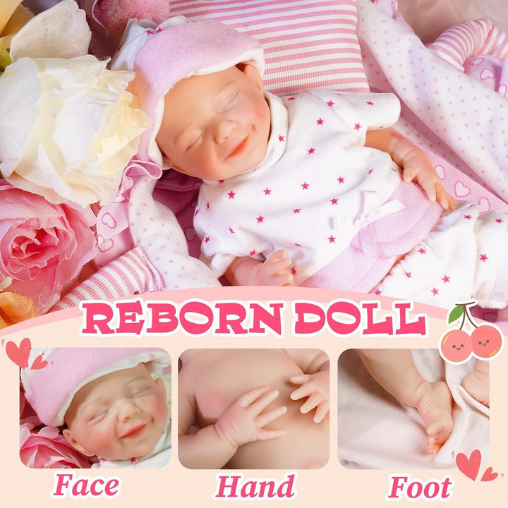 YaLuoQian Muñecas de bebé Reborn realistas de silicona, muñecas de...
