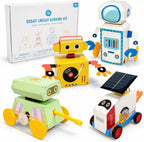 Kit de construcción de robot STEM para niños, conjunto de
