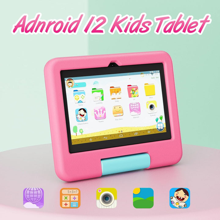 Tablet para niños, tablet Android de 7 pulgadas para niños, 4 GB RA...