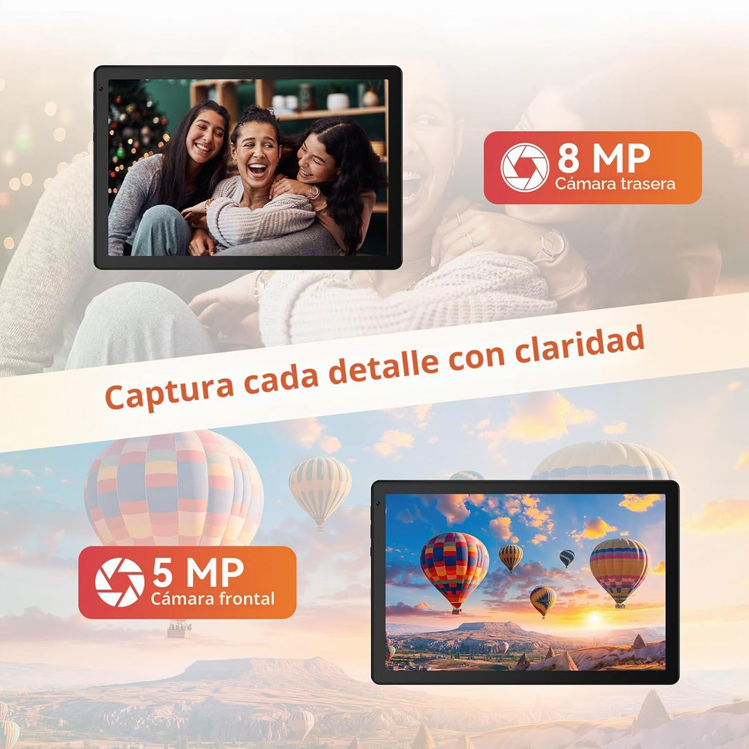 URAO Tableta, tableta Android de 10.1 pulgadas con procesador Octa-...