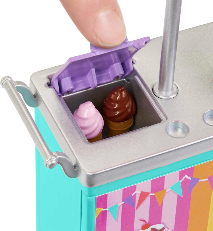 Barbie Juego y 2 muñecas con más de 20 accesorios, juego de paseo m...
