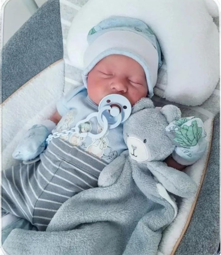 KSBD Muñecas Reborn Realistas Levi - Bebé Niño Durmiente de 18 Pulg...
