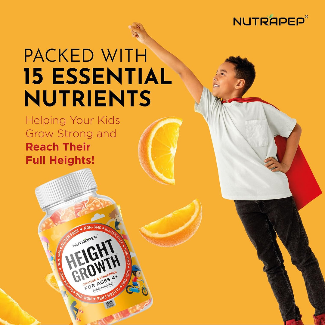 NutraPep Gomitas de suplemento para el crecimiento de la altura de...