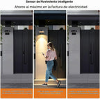Lámpara Luces de pared para exteriores con sensor de movimiento, aplique de pared giratorio de 360°, 3000 K/4000 K/6000 K, luces LED cableadas para porche, accesorios de iluminación exterior
