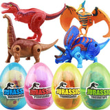 Paquete de 4 Diferentes Huevos de Dinosaurio para Incubar