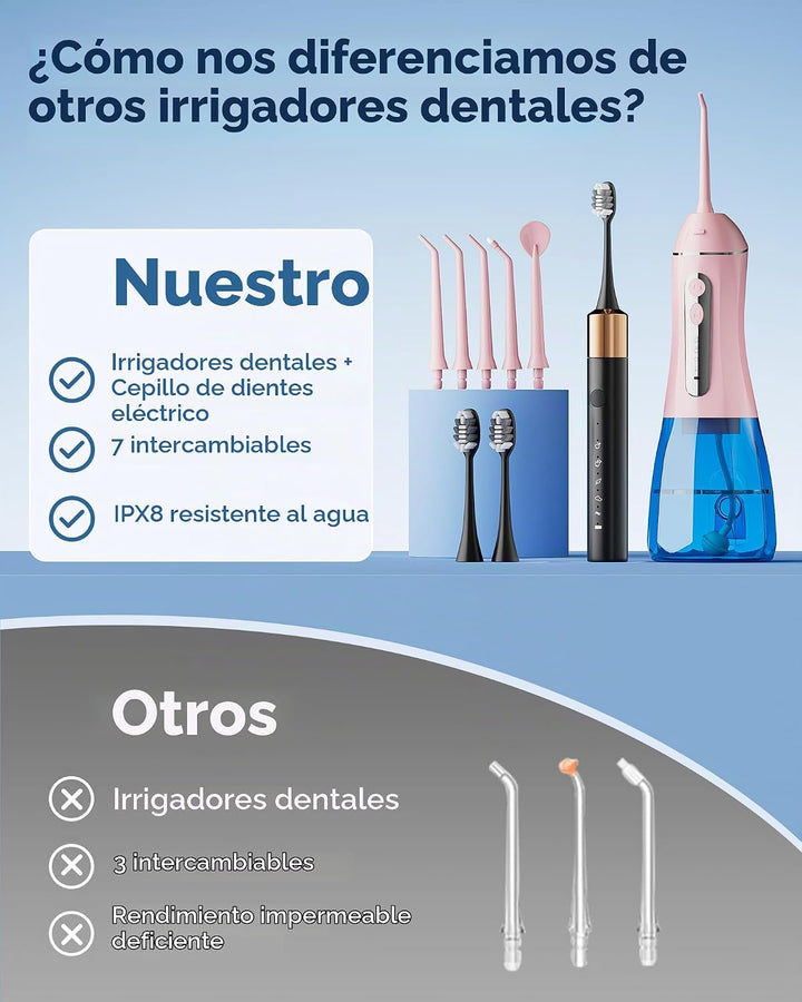 Cepillo de dientes eléctrico para adultos, cepillo de dientes eléct...