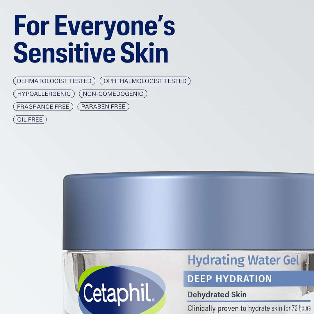 Cetaphil Gel de agua restaurador de piel de hidratación profunda co...