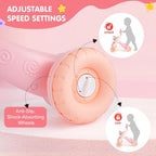 AuntyFey Baby Walker, 3 en 1 Push Walker para Niñas y Niños, Juguete para Aprender a Caminar para 1 Año, de Sentarse a Pararse, Juguete Andador para Niñas 12 Meses, Rosa