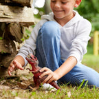 Schleich Dinosaurs - Tyrannosaurus Rex Rojo Figuras Dino para Niños 4+ | 72068