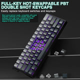 Aula WIN60 HE - 60% Teclado mecánico para juegos con cable, interru...