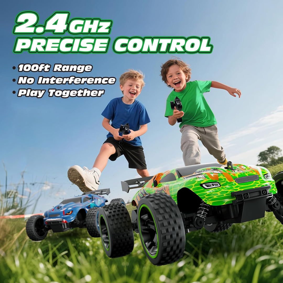 Tecnock Coches RC para Niños, Coche RC 1:18 a Escala 2WD con Carga...