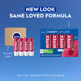NIVEA Cherry Lip Care, paquete de bálsamo labial teñido de rubí con...
