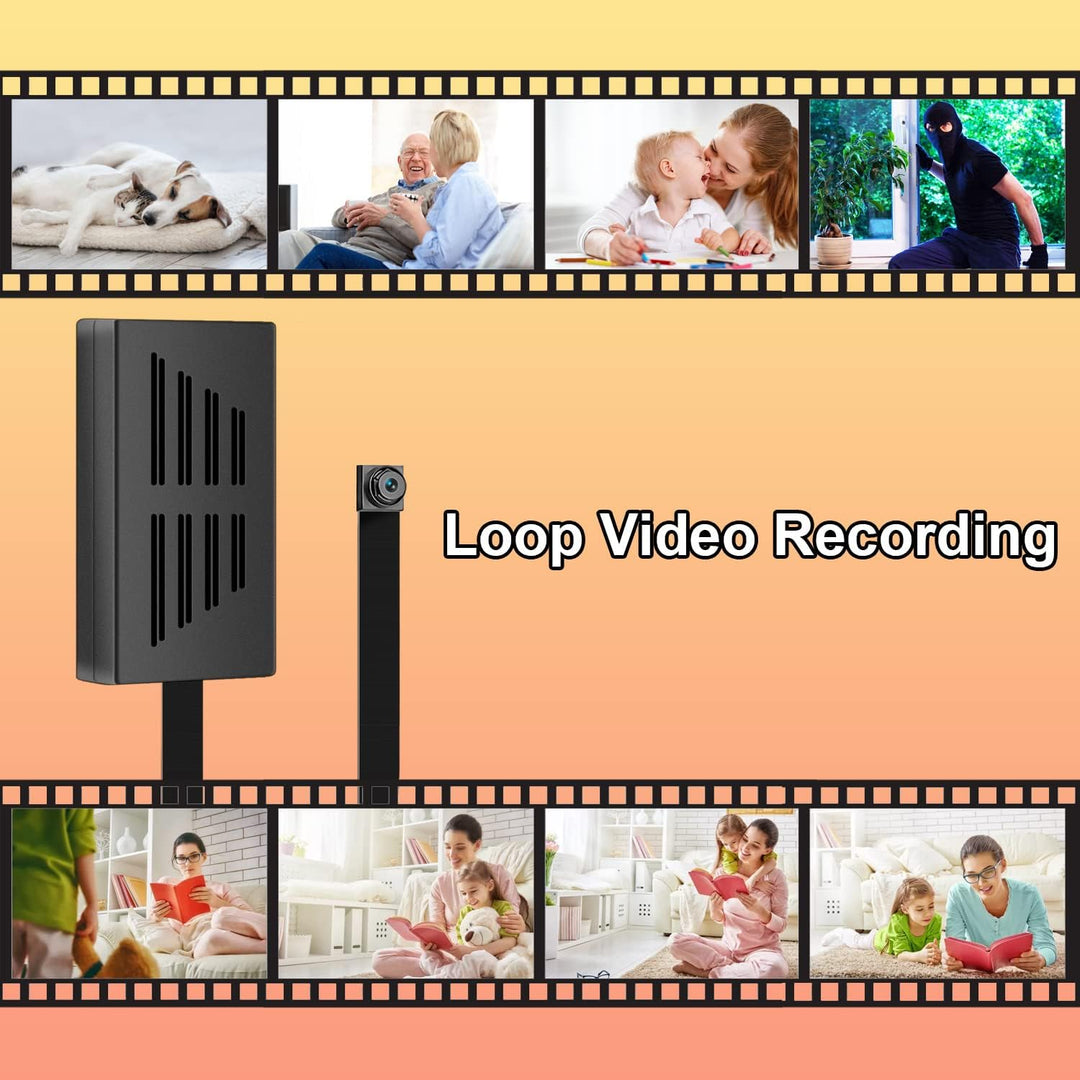 VHLTTYV Mini cámaras de video de 64 GB 1080P Mini