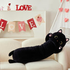 MaoGoLan - Almohada corporal de felpa de 44 pulgadas, almohada de gato de