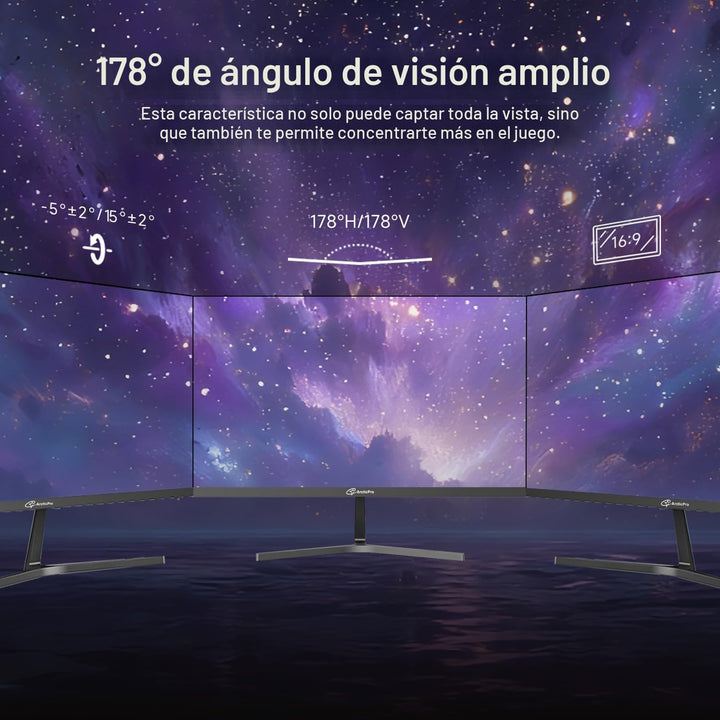 ArcticPro Monitor de 22 pulgadas 144Hz 120Hz, FHD 1080p Monitor par...