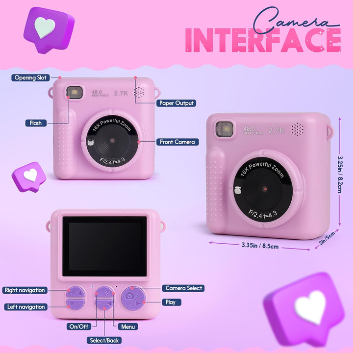 FINcredible Kit Photomaker - Cámara de impresión instantánea para n...