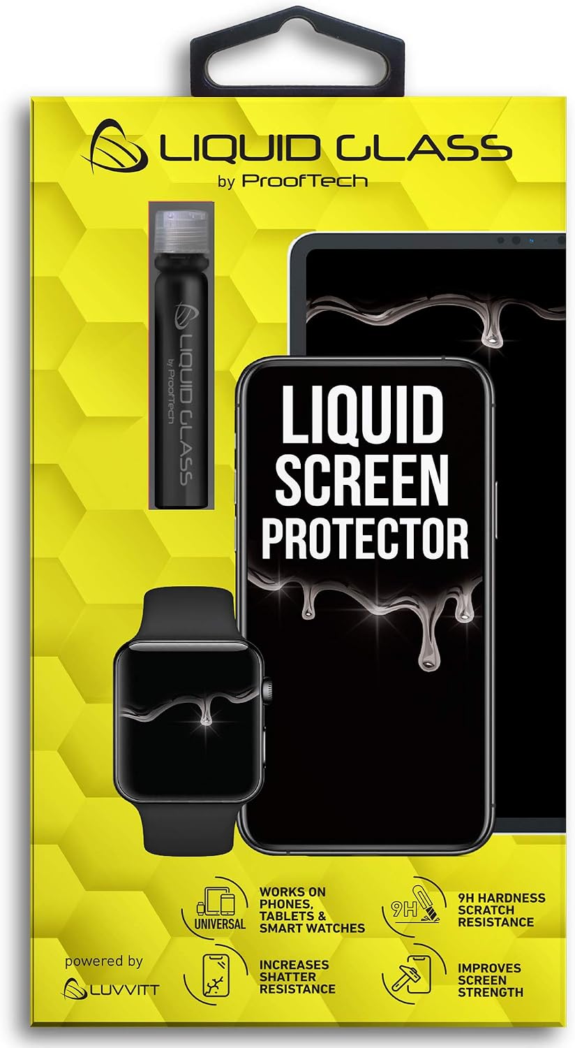 Protector de pantalla de cristal líquido para hasta 4 dispositivos | Universal para todos los smartphones, tabletas, relojes inteligentes