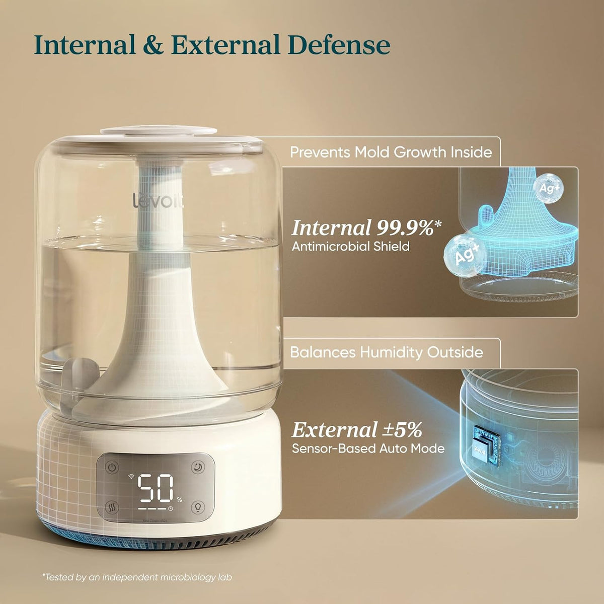 Levoit Humidificadores para dormitorio, habitación grande, tanque de 6.2L