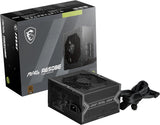 MSI MAG A650BE, fuente de alimentación semimodular compacta ATX de...