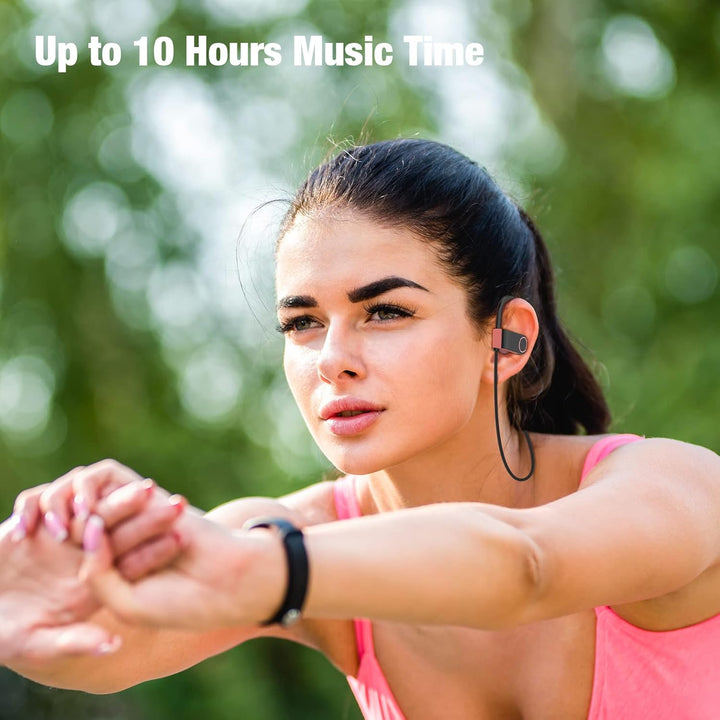 Boean Auriculares Bluetooth IPX7 impermeables para correr para muje...