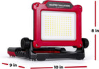 Master Tailgaters FLUD Luz de Trabajo LED de Inundación compatible con Makita/Milwaukee/Dewalt/Bosch/Black & Decker, Porter Cable, Stanley Batería 18v-20v