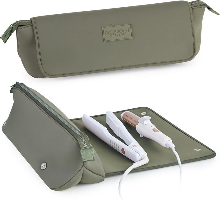 BAREFOOT CARIBOU Bolsa de viaje para herramientas para el cabello y...