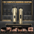 Cortadora de pelo profesional para hombres, recortadora de barba con corte de pelo sin huecos para hombres/mujeres, maquinilla de afeitar eléctrica de precisión en T, afeitadora de barba, bigote, kit