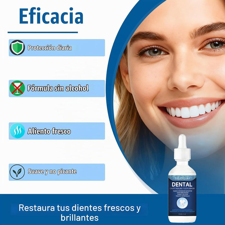 Líquido de reparación de esmalte avanzado con nanohidroxiapatita y...