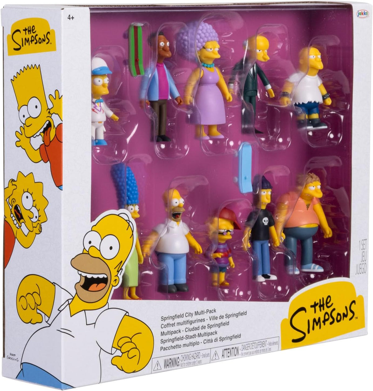 The Simpsons - Figura de Springfield City de 2.5 pulgadas