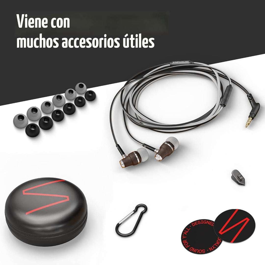 Auriculares sintonizados NRG 3.0 Premium Madera aisladores de sonid...