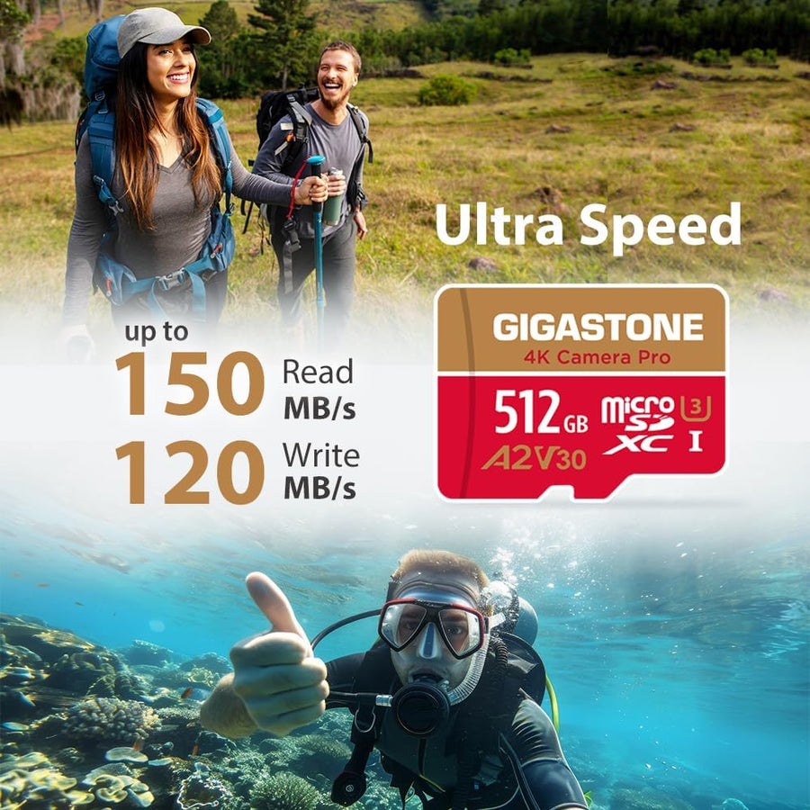 Recuperación de datos de 5 años: tarjeta micro SD de 512 GB, cámara...