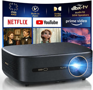 Proyector inteligente 2026 actualizado, 2500 ANSI, compatible con 4...