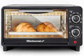 Elite Gourmet ETO490 - Horno de 9L/4 rebanadas, temporizador de 30 minutos, temperatura adicional, negro