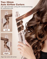 7MAGIC Estilizador de cabello y cepillo secador de cabello 7 en 1,...