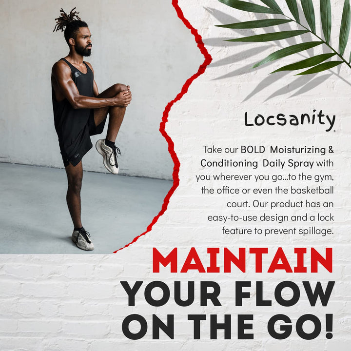 Loc Spray \u2013 Locsanity BOLD - Spray hidratante diario para rast...