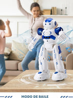 KingsDragon - Robot RC, juguetes para niños, gestos y detección programable, robot inteligente a control remoto para niños de 3 a 8 años, regalo de cumpleaños