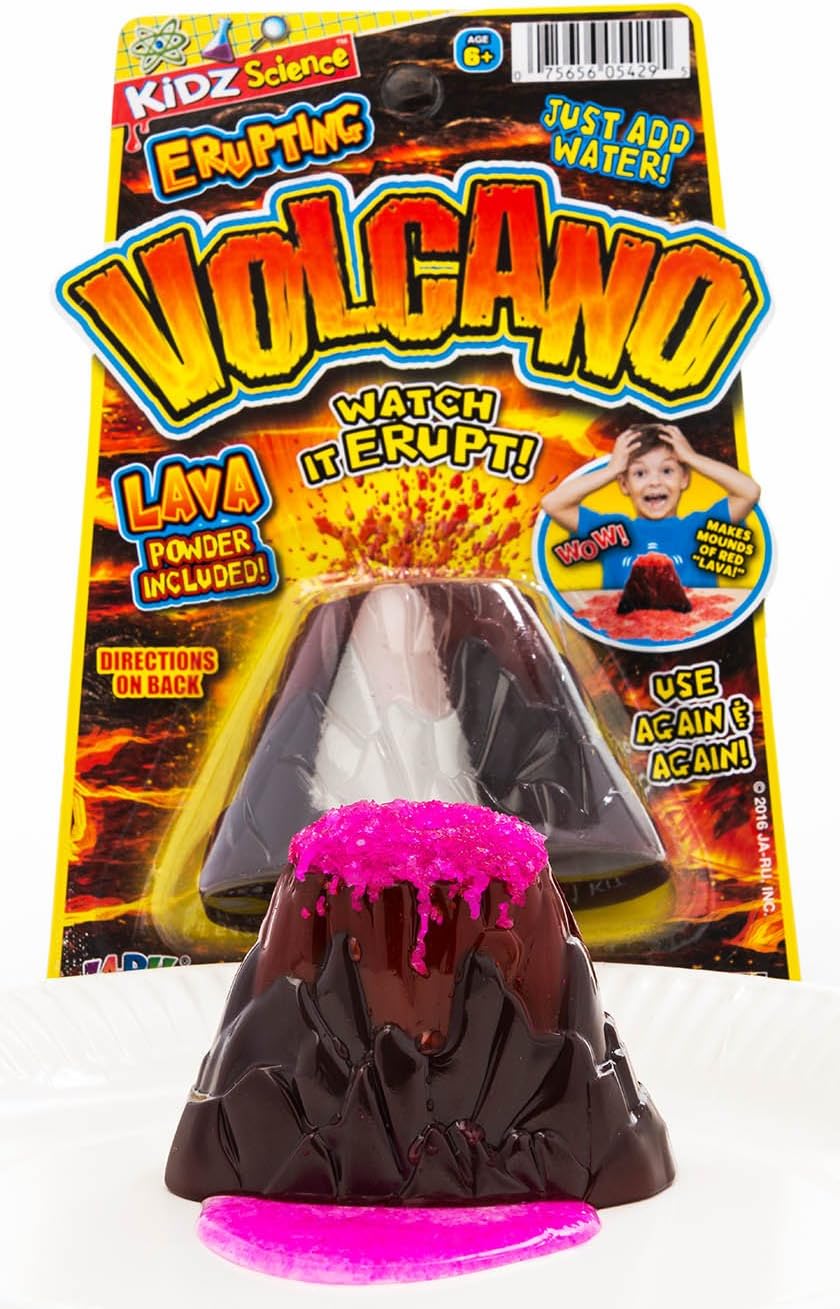 2Chill Pequeño volcán eruptivo juguete (paquete de 6) niños volcán ciencia