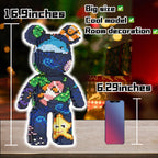 VIIOVOIIV Bloques de Construcción Micro de Oso Teddy con