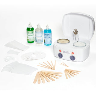 Satin Smooth Kit de calentador de doble cera \u2013 Serie Signature...