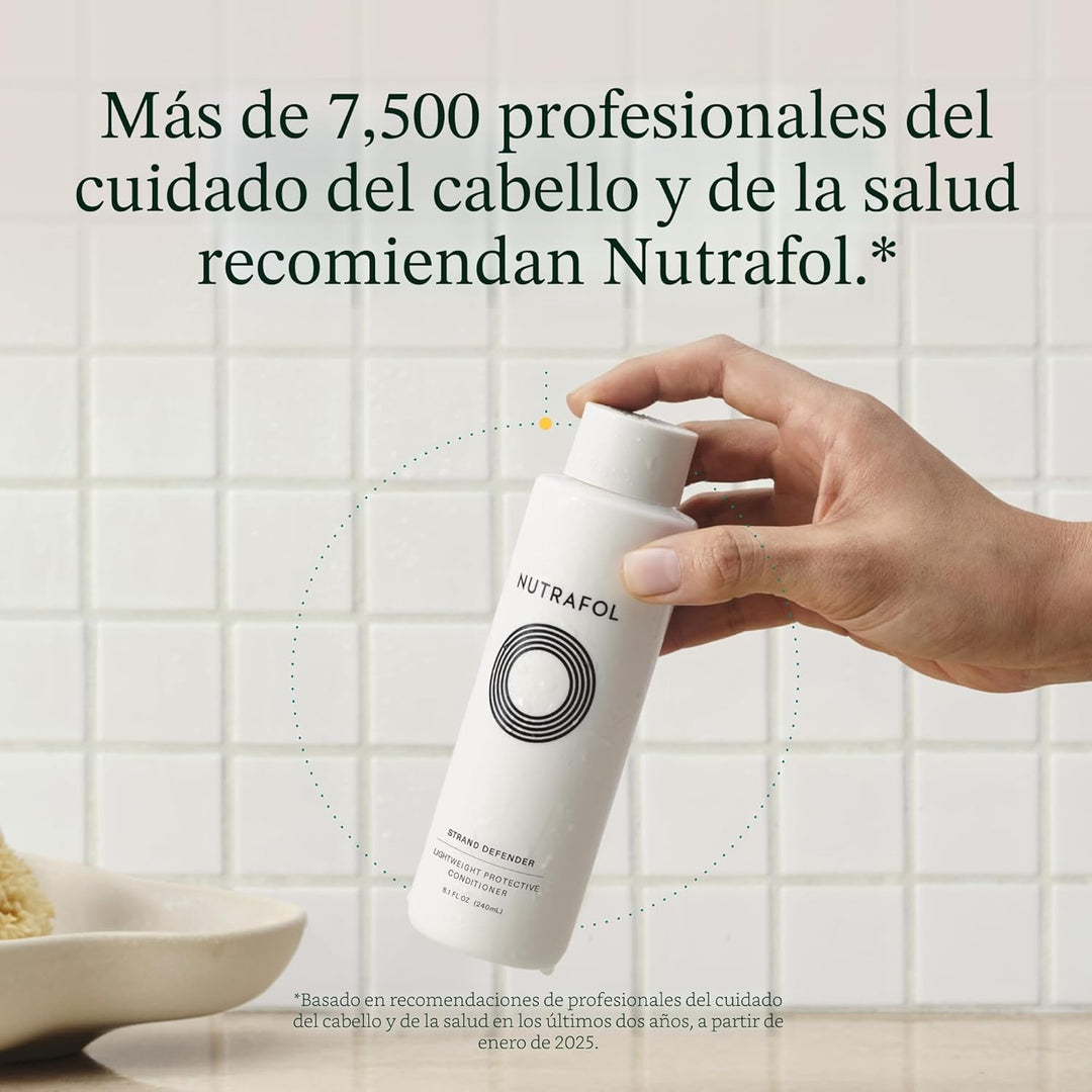 Acondicionador Nutrafol, formulado por médicos para cabello delgado...