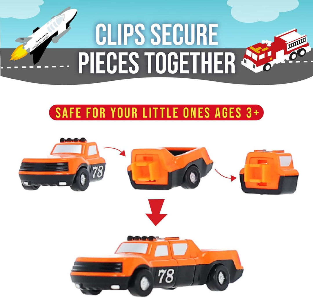 Vehículos magnéticos Popular Playthings para niños pequeños de 1 a...
