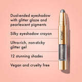 ICONIC LONDON Glaze Crayon | Sombra de ojos en barra de doble punta...