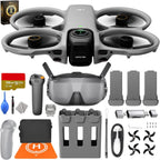 DJI Avata 360 Motion Fly More Combo, dron de 360° con imagen 8K 360° de 1 pulgada, cámara de 360° con protector de hélice. Incluye gafas N3 y RC Motion 3 para un control de movimiento intuitivo y