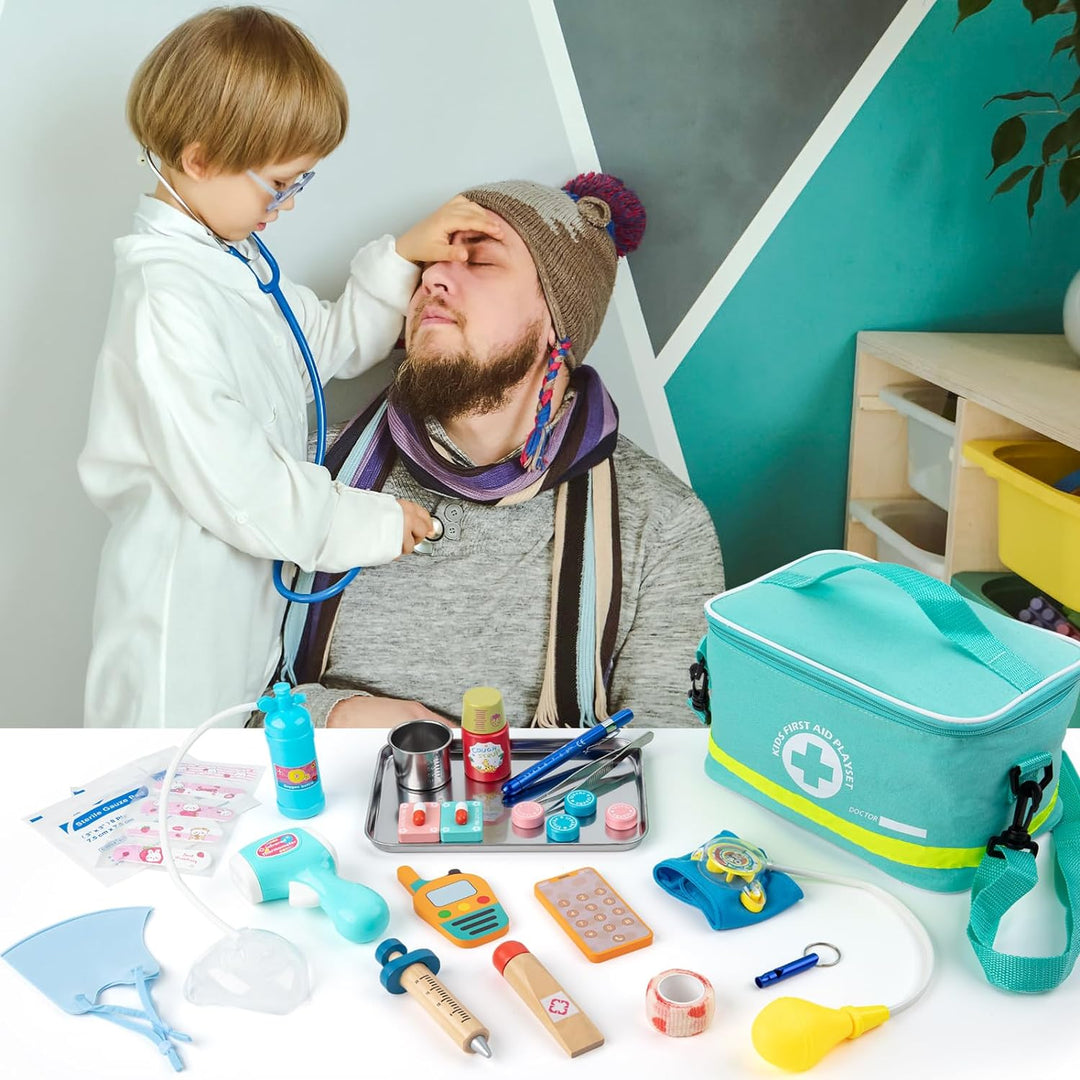Sundaymot Kit médico para niños juego de simulación de 34