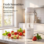 VOLYN Mini Licuadora Eléctrica Smoothie Maker con Pajilla y Cepillo de Limpieza