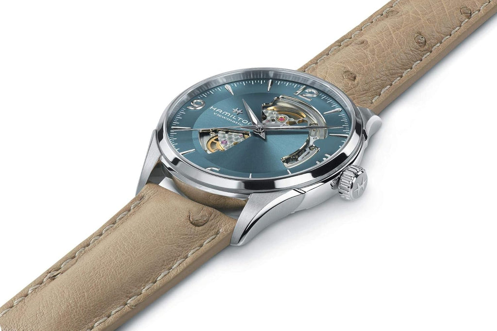 Hamilton Jazzmaster Open Heart Reloj automático para hombre, caja de 1.654