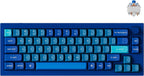 Q2 - Perilla de interruptor con retroiluminación RGB intercambiable, color azul